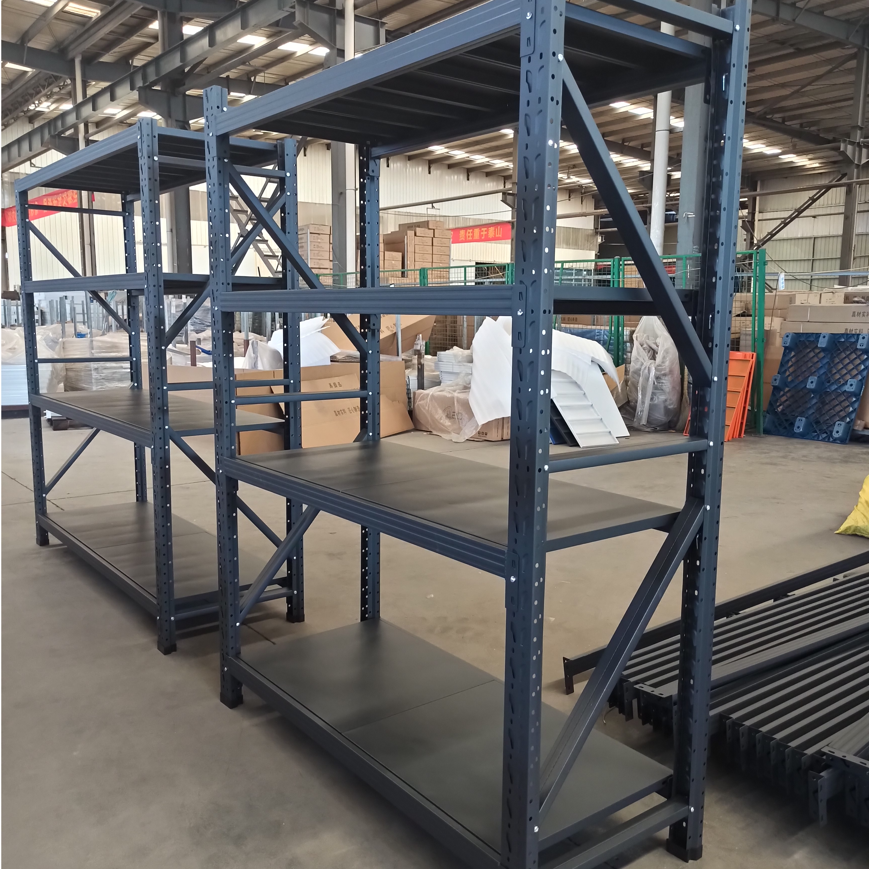 Black 2000 * 600 * Rack de rack en acier 2000 mm 
