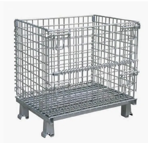 Cage métallique de stockage en treillis métallique pliable de haute qualité