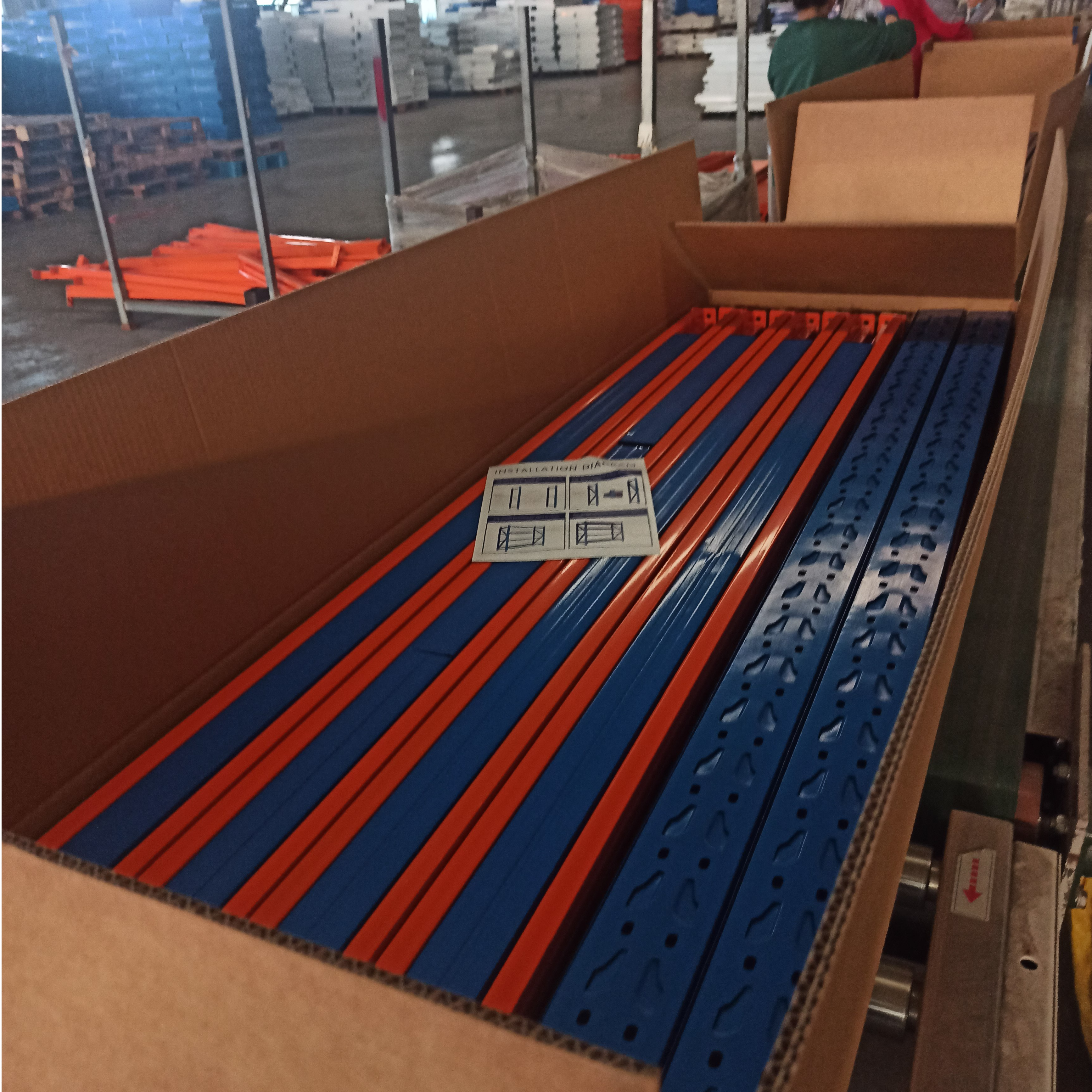 Black 2000 * 600 * Rack de rack en acier 2000 mm 