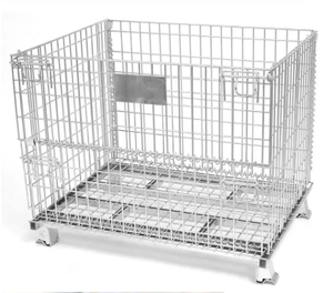 Cage métallique de stockage en treillis métallique pliable de haute qualité