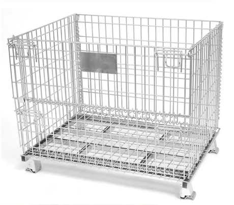 Cage métallique de stockage en treillis métallique pliable de haute qualité